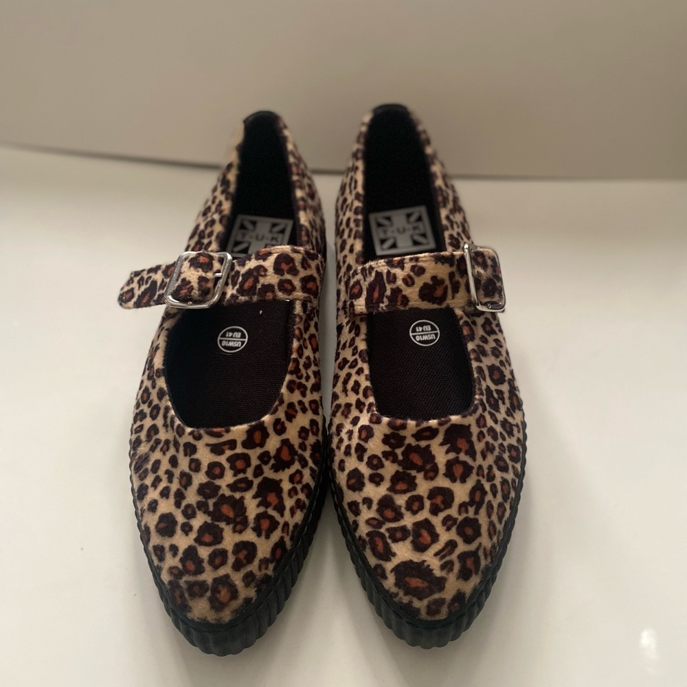 TUK leopard print Mary Jane’s